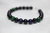 Herren-Armband mit Tigerauge blau - grünen Steine und Silber 925